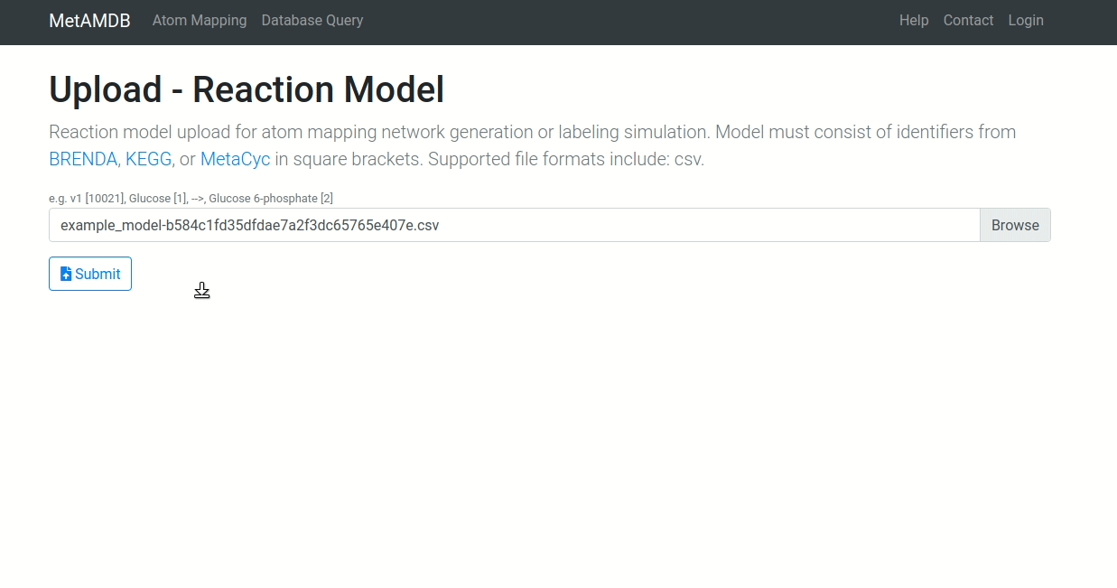 Atom Mapping Model